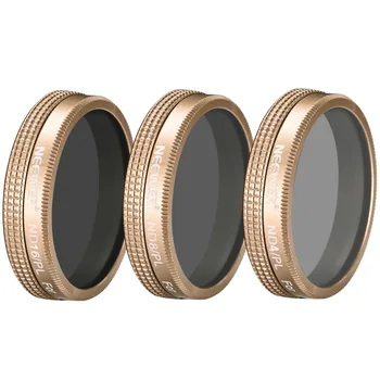 

Neewer Multi-coated 3 Pieces Filter Kit:ND4/PL Filter, ND8/PL Filter, ND16/PL Filter for Autel X-Star/X-Star Premium Drones