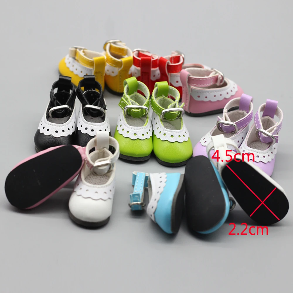 7Pair/lot 1/6 BJD Accessories Shoes 5CM Doll Shoes For Russian Doll toys