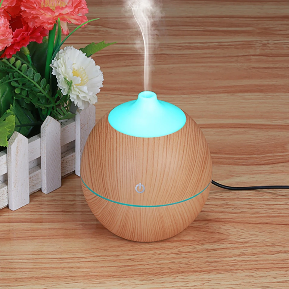 USB 130ML 7LED Air Humidifier Ultrasonic Aroma Essential Oil Cool Mist Diffuser (27)