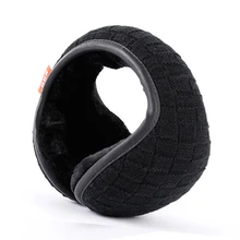 Мужские наушники, зимние шерстяные вязаные складные грелки для ушей, регулируемая сумка для ушей, Женская Пашмина, задняя одежда, наушники для ушей, наушники для ушей