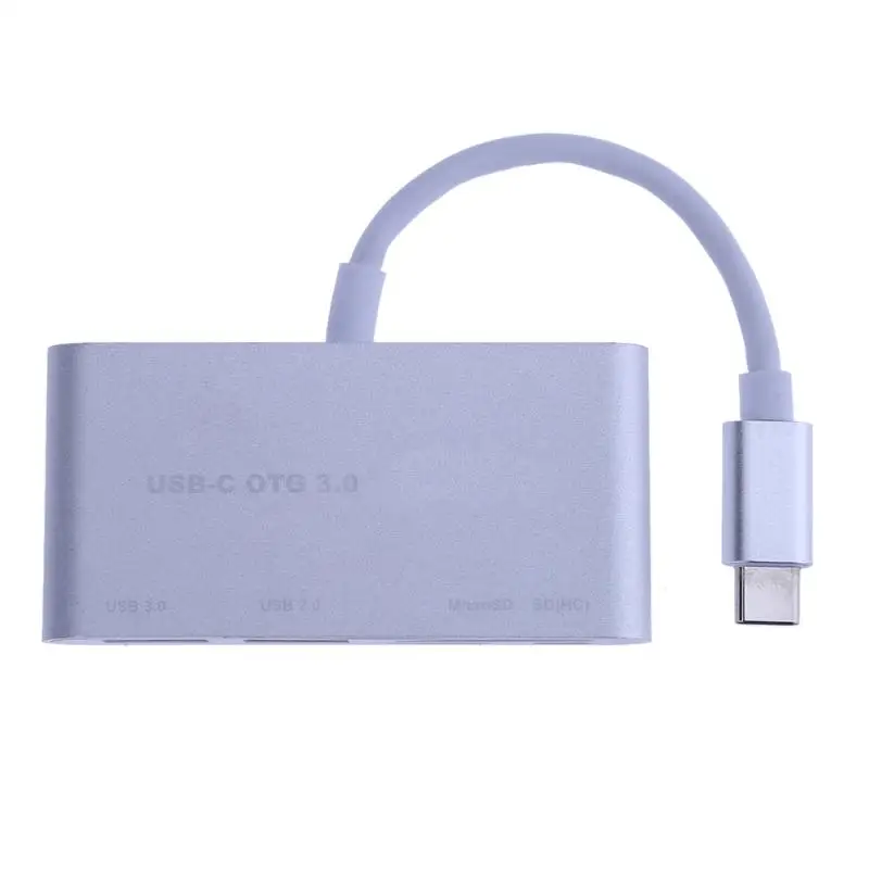 Тип-C/USB 2.0/USB 3.0/Micro USB адаптер конвертер Тип-C концентратор адаптер SD /MMC/SD (HC) /Micro SD Card Reader