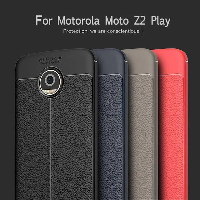 For Motorola Z2 Z3 Play Case Soft Silicone Protector Cover Shock Proof Anti Slip TPU Phone Moto |