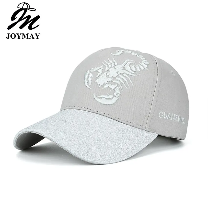 JOYMAY новое прибытие высокое качество крышки snapback Демин бейсболка Скорпион вышивка шляпа для мужчины женщины B465