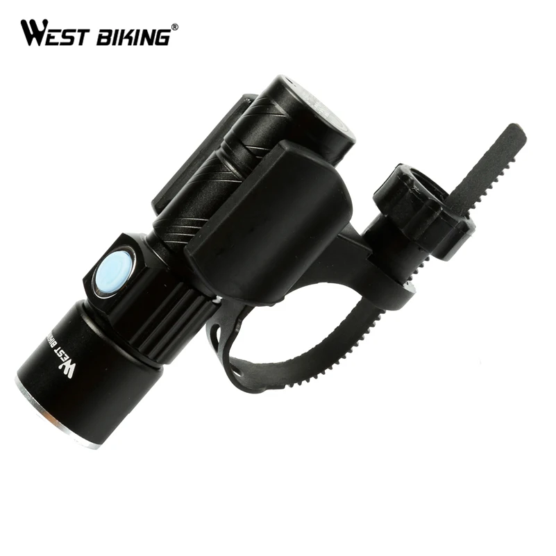 Excellent WEST BIKING Cycling Light Holder 360 Degree Swivel Bicycle Light Holder Universal MTB Bike Front Flashlight LED Torch Mount Clip 3