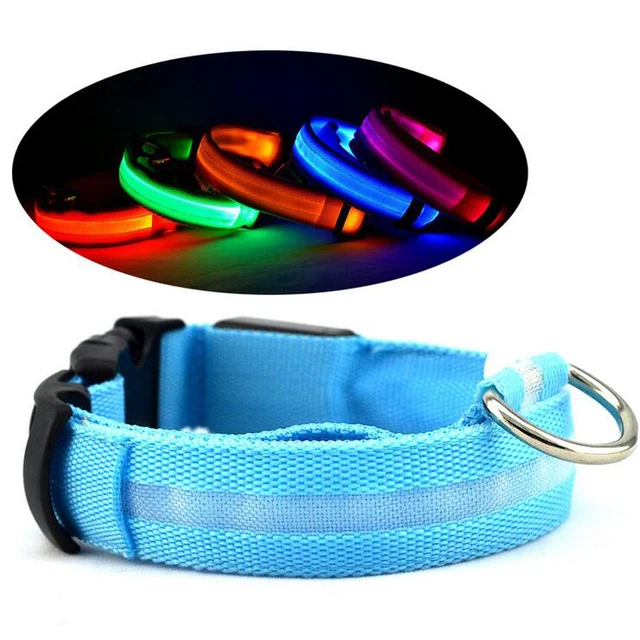 Incandescente Collare Dell'animale Domestico Cane Carica USB Luce di Notte di Si Incandescente Collare Dell'animale Domestico Cane Carica USB Luce di Notte di Si