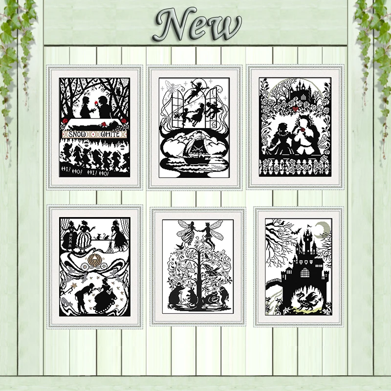 

Fairy Tales dinosaur castle painting counted printed on canvas needlework embroidery Set DMC 11CT 14CT Cross Stitch kits Chinese