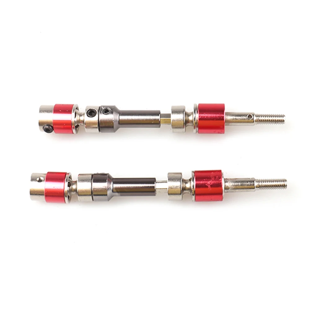 

Accessories Silver Red Rear Wheel Axle Transmission Toys Assemblage Metal RC Car Upgrade Spare Parts 1 Pair For Feiyue FY03