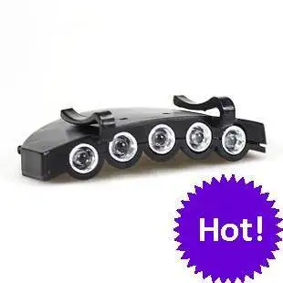 

5pcs LED 36g. Long Life Ultra Bright Cap Light, Long Light or SOS Flashing, Power 2pcs CR2032 and Cap not Included