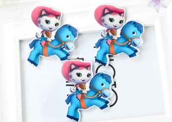 

Free Shipping 50pcs/lot 54x44mm cartoon Inspired Resin Flatback Button For Hair Bow Center Craft Scrapbooking SC107