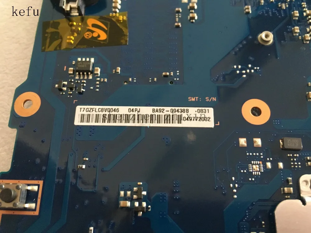 Материнская плата KEFU для ноутбука Samsung RV413 материнская DDR3 быстрая работа с