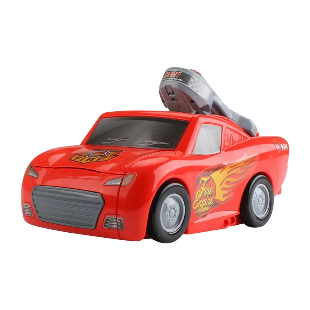 

Children's Toy Catapult Battle Container Fire Control Truck w/ Music & Light Storage Box 2 Sliding Small Alloy Car Model Toys