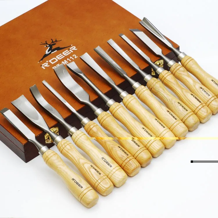 

Brand New Quality Graver Wooden Tools Graver Knife Root Carve Wood Carving Tools Woodworking Chisel Free Shipping 12 PCS