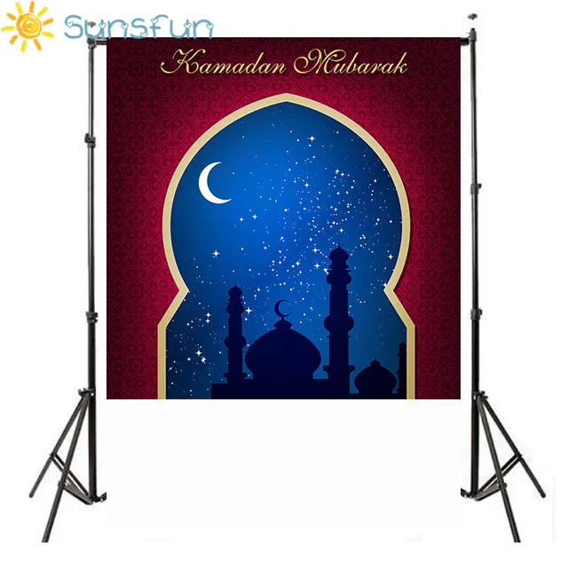 Sunsfun Custom Glitter Backdrop Ramadan Kareem Background Camera Fotografica Photography...