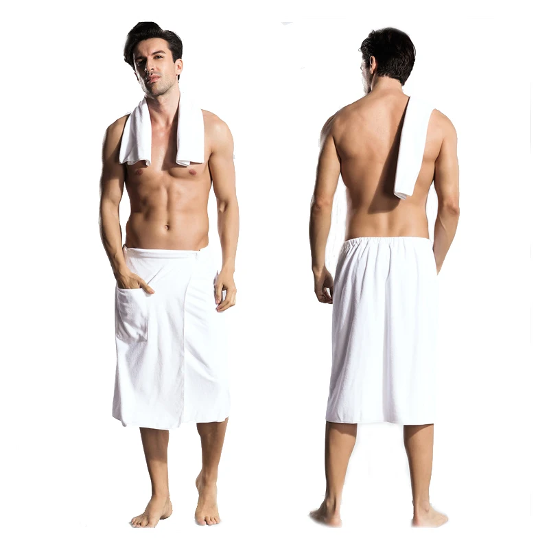 Billige LDAJMW 2 teile satz männer Erwachsenen Tragen Große Handtuch Als Reine Baumwolle Absorption Wasser Bad Rock Handtuch Anzug Bad Hotel handtücher Waschlappen