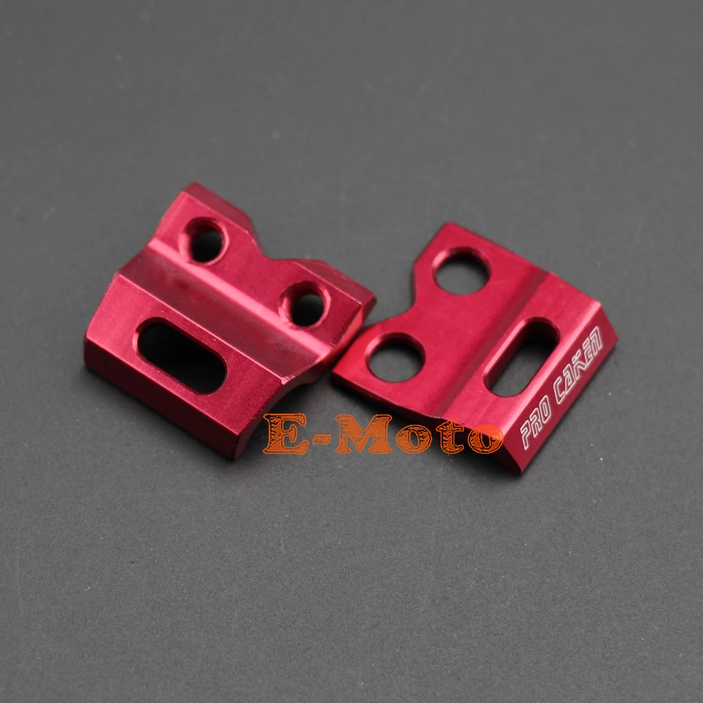 CNC Red Front Brake Line Hose Clamp Holder For CR125R/250R CRF250R CRF250X CRF 450 MX LINE CHEAP E-Moto