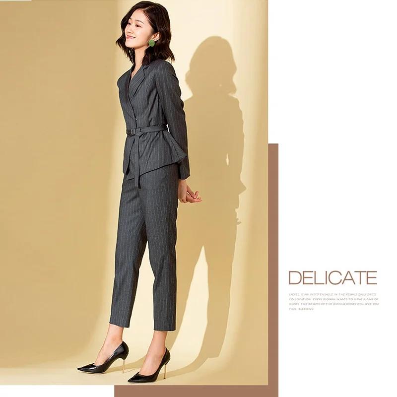 Business Suits,Women Civility Formal Pant Suits,2018 New,Office Lady Suit Set,Korean Version Formal Clothes Overolls,F13 Business Suits,Women Civility Formal Pant Suits,2018 New,Office Lady Suit Set,Korean Version Formal Clothes Overolls,F13