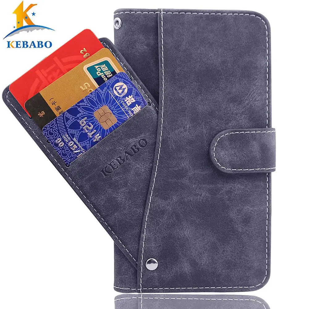

Leather Wallet MLS Range 4G 5.5" Case Flip Retro Luxury Front Card Slots Cases Cover Business Magnetic Phone Bags