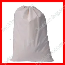 50 шт./партия) размер 50x70 см большой пустой Хлопковый мешок для хранения на шнурке для одеял