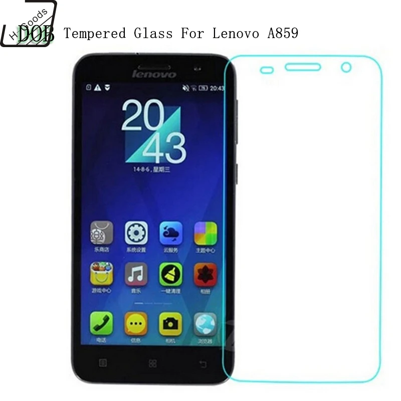 H-Goods For Lenovo A859 Tempered Glass 2.5D Safety Premium Anti-fingerprint lenovo A 859 front LCD Screen | Мобильные телефоны и