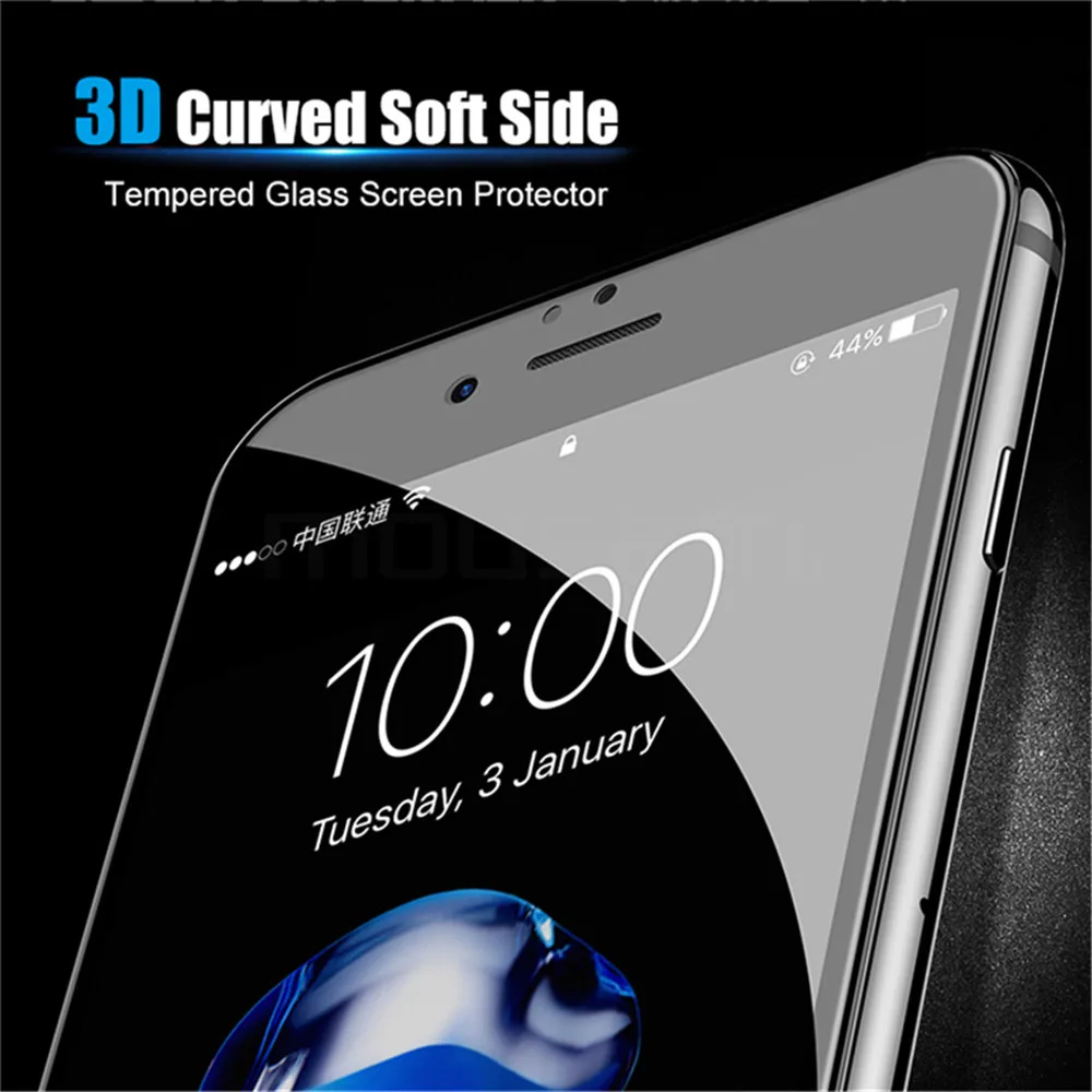 MOUSEMI Screen Protector For iPhone 6 6s Glass Full Cover Curved Soft Plastic Side Tempered Glass For iPhone 6 6s Plus Protector (2)