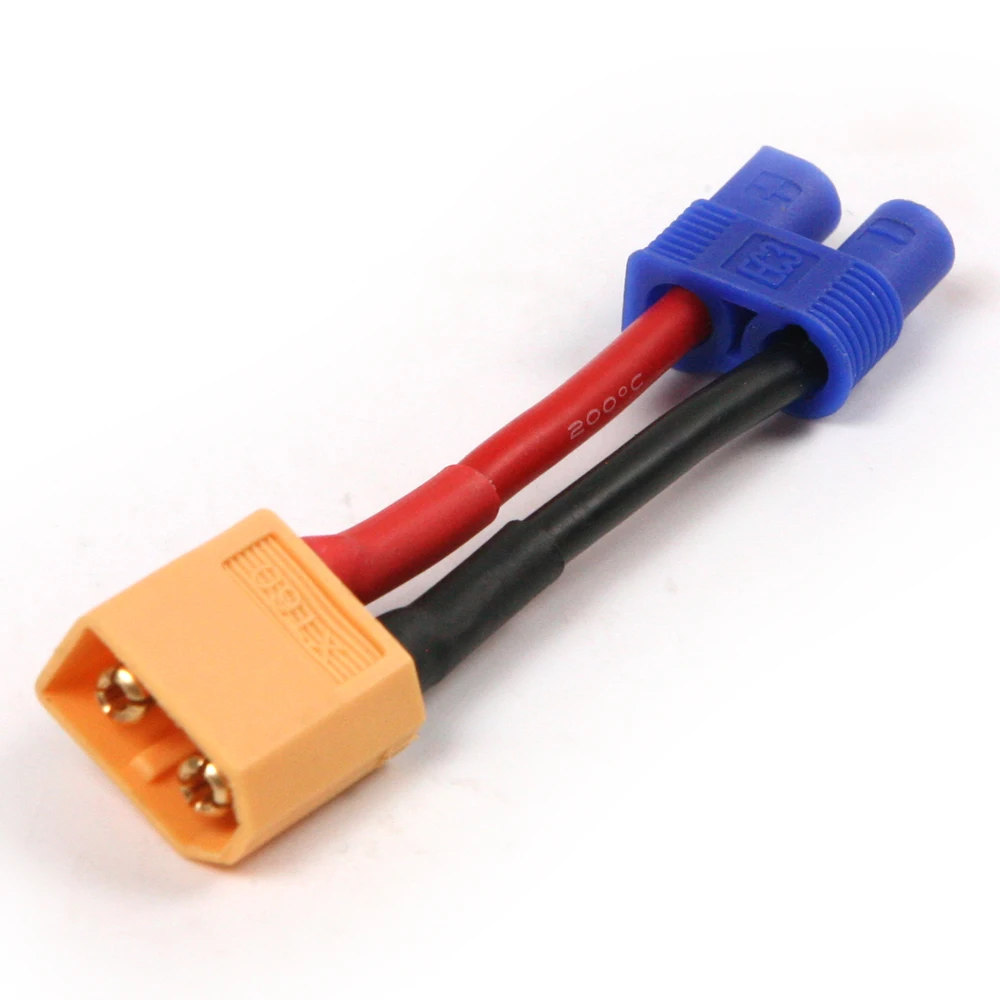 High Quality 1Pcs 70mm 14 AWG Silicone Wire Lithium Battery Adapter