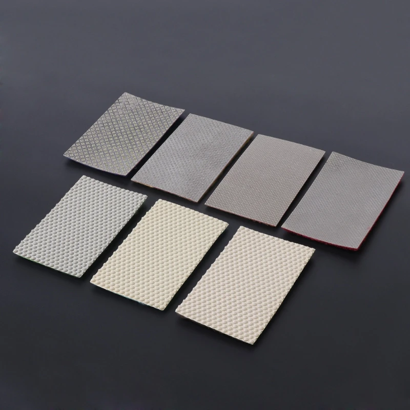 Electroplated Diamond Hand Polishing Pad Strip 60 3500 Grit Hook and