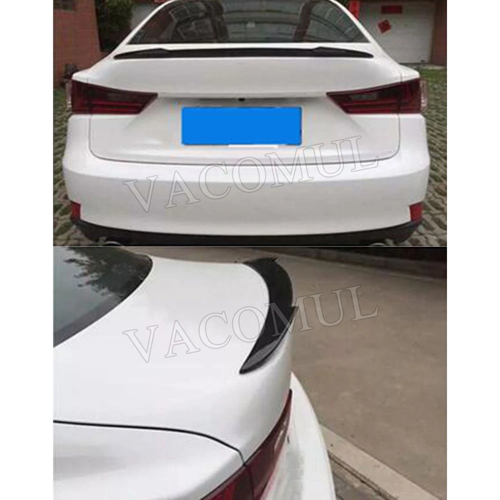 Задний спойлер из углеродного волокна крылья для Lexus IS200 IS250 IS300 IS350 IS F Sport Sedan 4