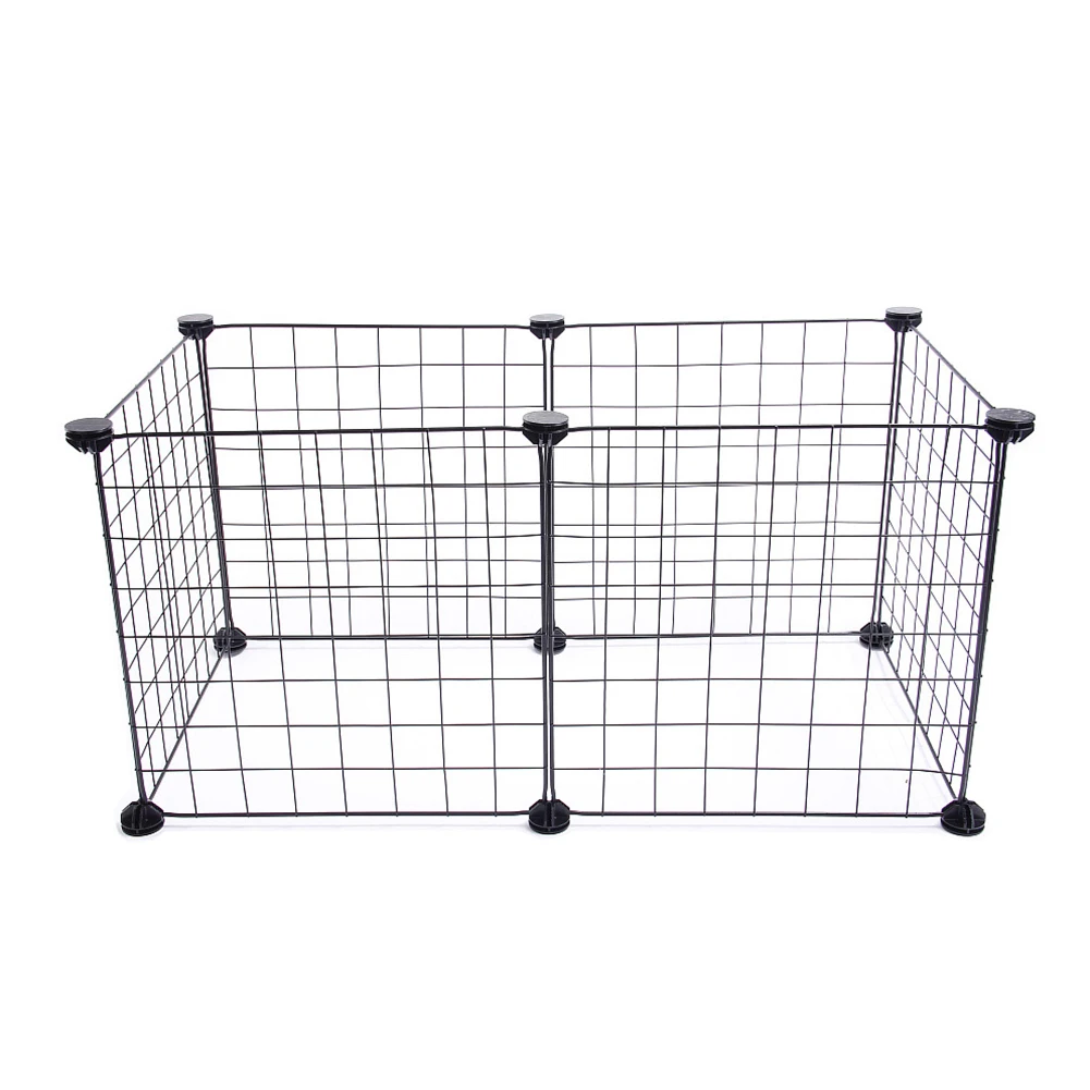 

Small Run Cage Indoor/Outdoor Enclosure Iron Dog Foldable Rabbit Playpen Puppy Pet Fence