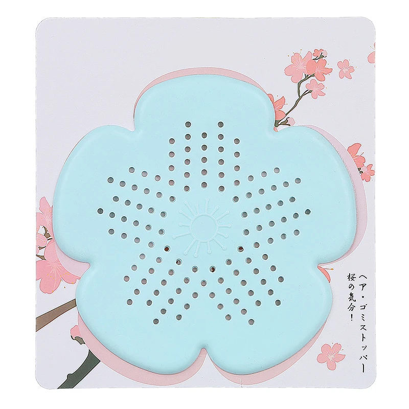 1Pc Flower Sewer Outfall Strainer Bathroom Sink Filter Anti-blocking Floor Drain Hair Stopper Catcher Kitchen Bathroom Accessory