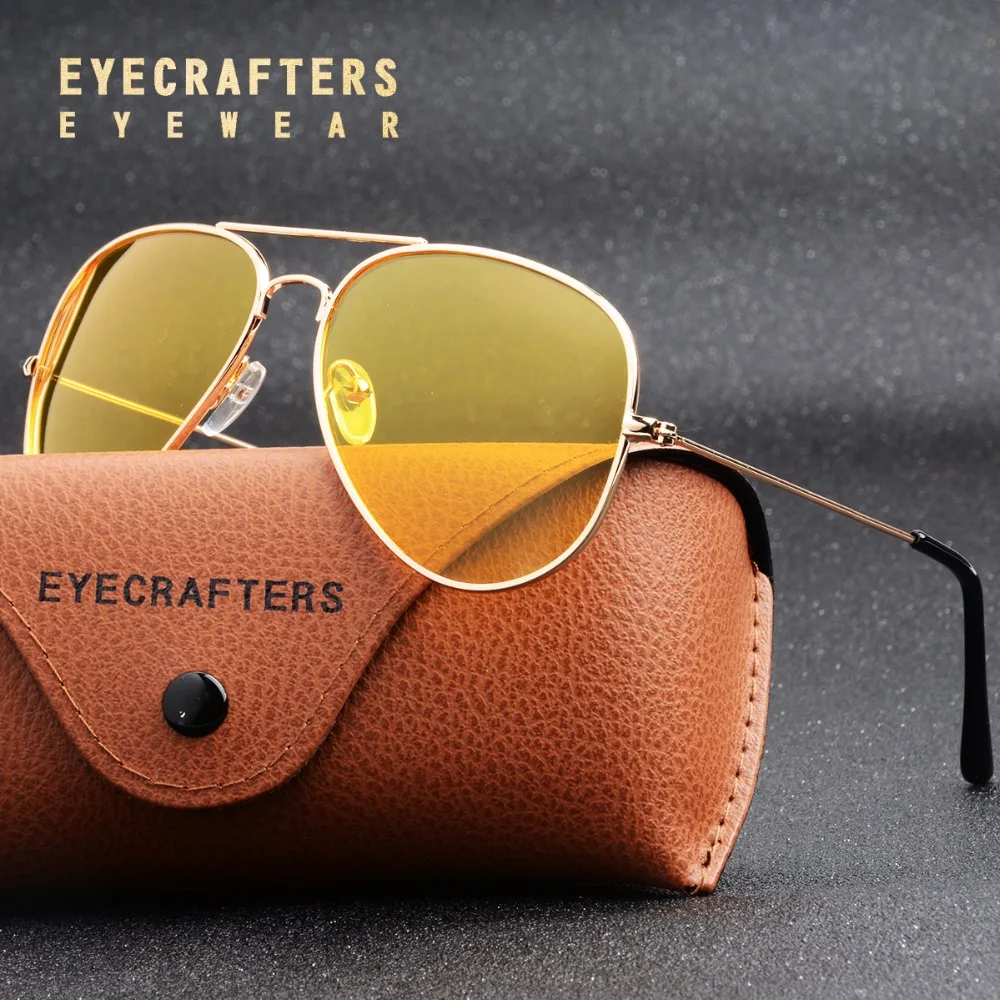 Классические антибликовые очки ночного видения, очки для ночного вождения, поляризованные солнцезащитные очки для мужчин, очки для вождения автомобиля, бликовые блочные очки