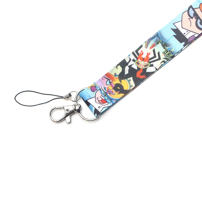 P3379 Dongmanli Dexter's Lab брелок Lanyards держатель удостоверения личности ID карта Пропуск Тренажерный зал мобильный телефон USB бейдж держатель ключевой ремень