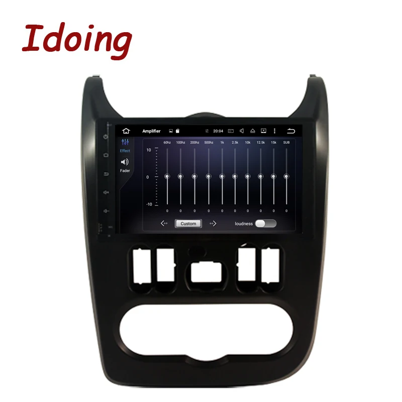 Perfect Idoing 9"4G+32G 8Core 2Din Car Android9.0 Audio Video Multimedia Player IPS Screen For Renault Duster2012 GPS+Glonass Fast Boot 2