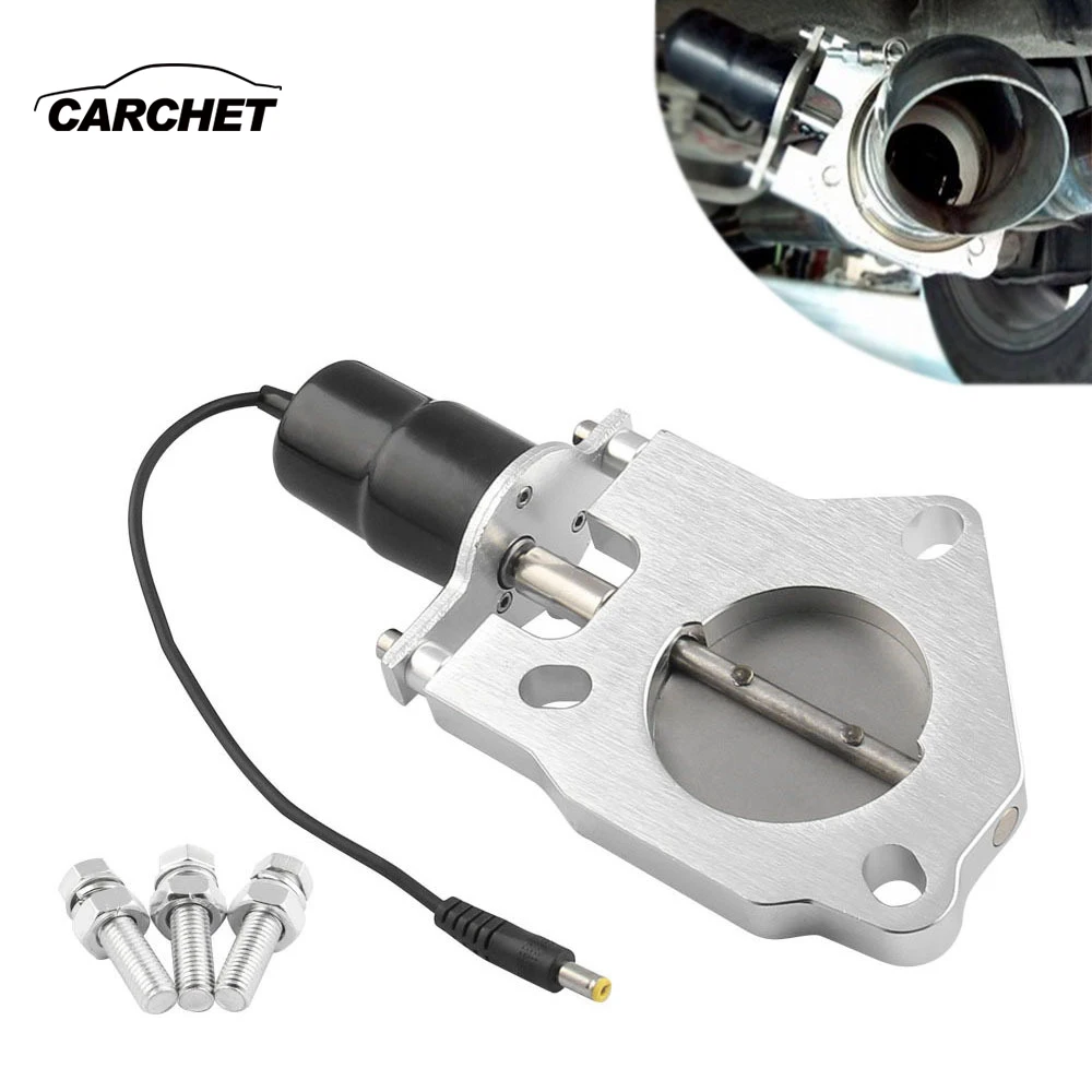 

CARCHET 2/2.25/2.5/3 Inch Car Exhaust Pipe Electric Valve Electronically Controlled Exhaust Pipe System Part Muffler Universal