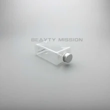 BEAUTY MISSION Clear 300 мл 15 шт. пустая квадратная плоская бутылка для сока воды, алюминиевая крышка ПЭТ утолщение многоразового творчества бутылки