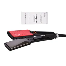 2 в 1 широкие пластины выпрямители инструмент для укладки выпрямитель для волос плоский Утюг профессиональная керамическая плойка светодиодный дисплей