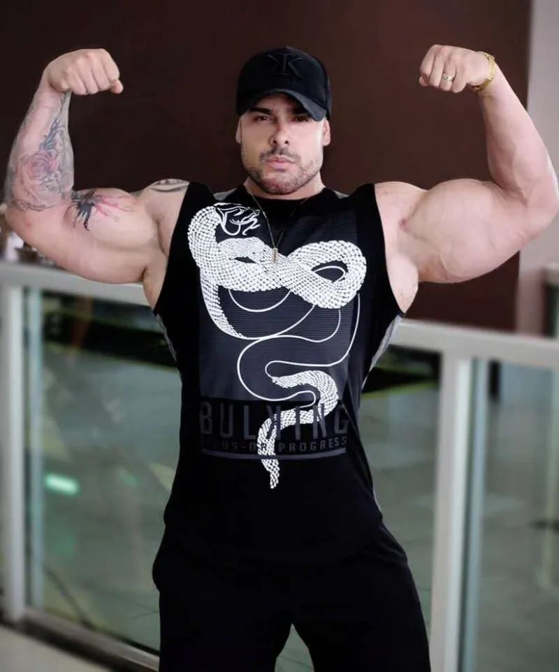  2019 Fitness Clothes Golds NPC Bodybuilding Tank Top Men Sleeveless Tops Casual World of Tanks Bran