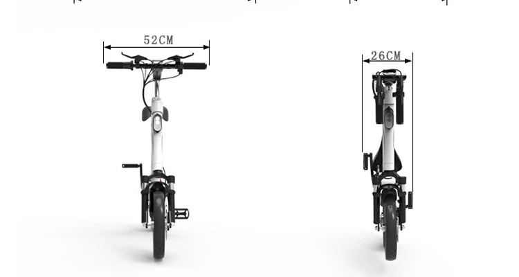 Discount Hanbright Folding Power Asisted Bicycle Auxiliary Electrical Bike 12 inch wheel 30-60 km mileage ebike 6 Discount Hanbright Folding Power Asisted Bicycle Auxiliary Electrical Bike 12 inch wheel 30-60 km mileage ebike 6