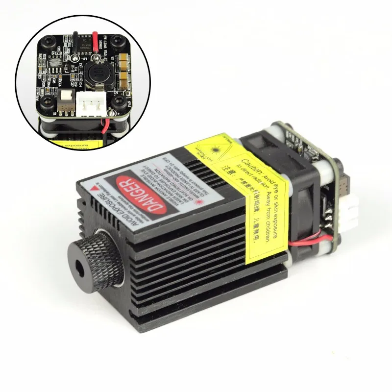 

FB03-1600 1600mW Blue Violet Engraving Laser Module 2.54-3P TTL/PWM Modulation Adjustable For Laser Cutting And Engraving