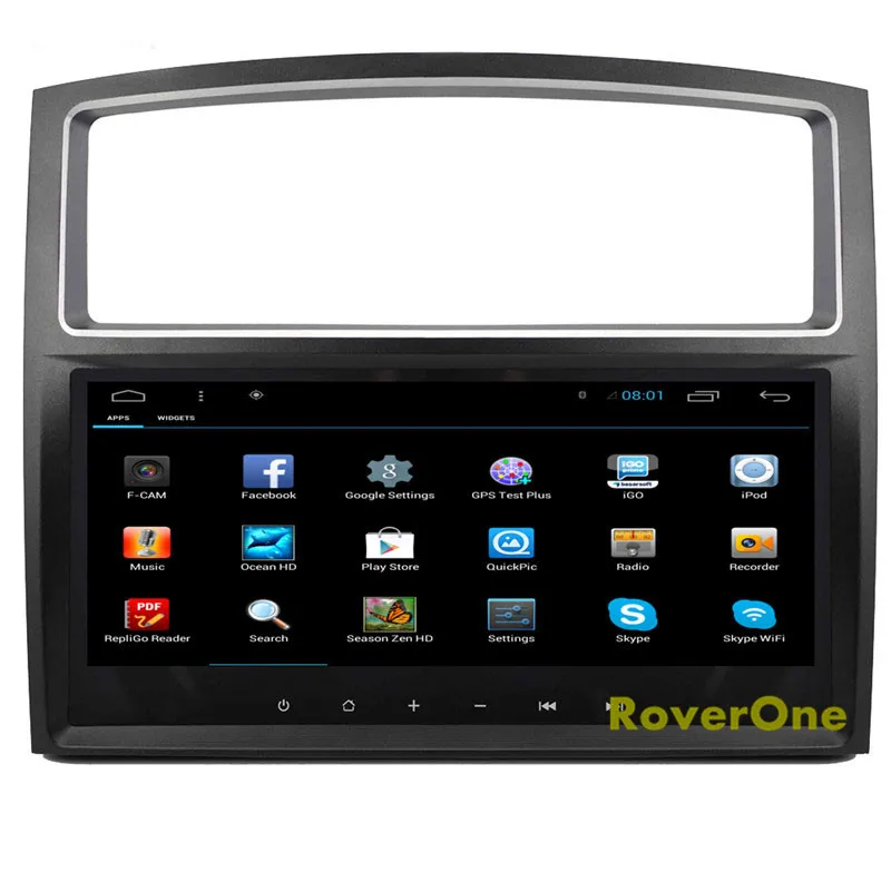 Для Mitsubishi Pajero V97 V93 четырехъядерный Android 6 0 Автомобильный Радио медиа GPS навигация