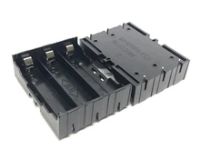 MasterFire 20pcs/lot Black Plastic Storage Box Useful 6 Pin Battery Case Holder Cover For 3 x 18650 3.7V Rechargeable Batteries