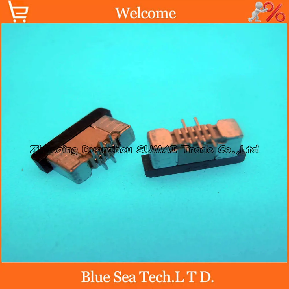 

Erect SMD type Staggered Pin FPC/FFC 5 Pin 0.5mm cable connector socket for LCD screen of DVD/GPS/MP3/PDA/Phone ect.ROHS