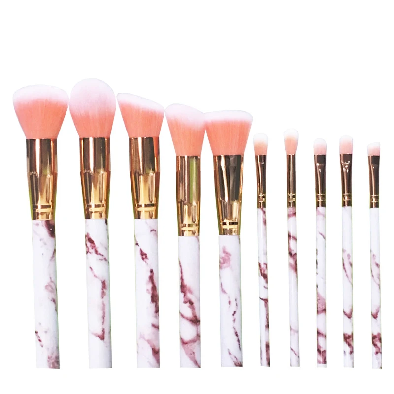 

Ten Pieces Eye Shadow Facial Big Powder Make Up Tool Beauty Cosmetic Brush Professional Style Makeup Foundation