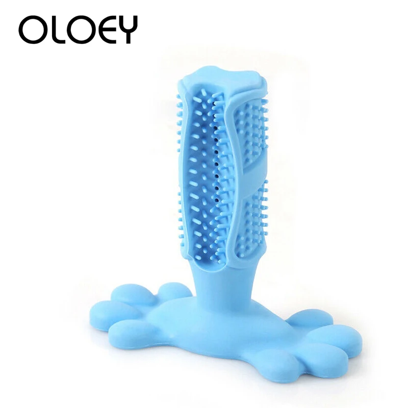 

New Design Dog Chew Toy Brush Effective Toothbrush for Dogs Pets Oral Care Dog Brushing Stick Toys for Dogs Teeth Cleaning 2019