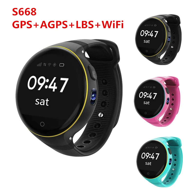 Для детей подарок для ребенка S668 gps Смарт часы Поддержка Nano SIM карты Wi Fi SOS камера