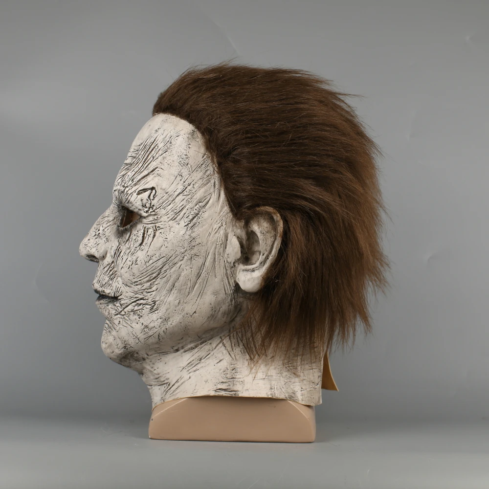 2018 Halloween Mask New Michael Myers Mask Scary Horror Halloween Handmade Mask (7)