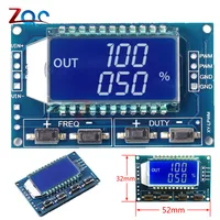 Signal Generator PWM Pulse Frequency Duty Cycle Adjustable Module LCD Display 1Hz-150Khz 3.3V-30V PWM Board Module 1