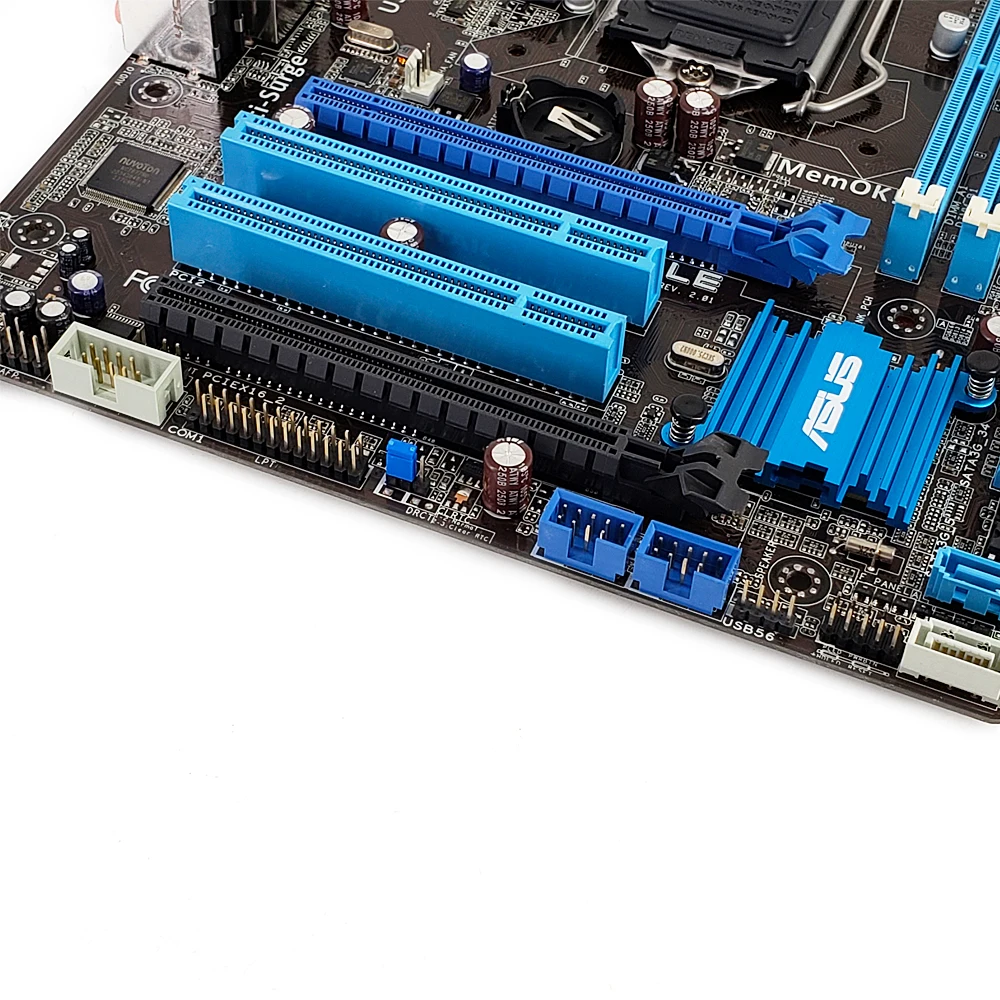 Asus P8B75-M LE настольная материнская плата B75 разъем LGA 1155 для i3 i5 i7 DDR3 16G SATA3 USB3.0 HDMI DVI uATX оригинальная б/у материнская плата