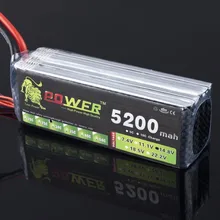 LION POWER Lipo батарея 4S 14,8 v 5200mah 30c T штекер/XT60 штекер вертолет автомобиль RC лодка Квадрокоптер радиоуправляемые игрушки Battey