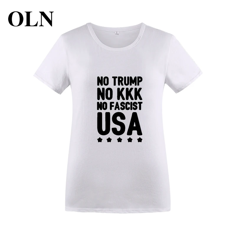 OLN 2018 Лето Новое поступление США Женская футболка Tumblr Kawaii с надписью забавная