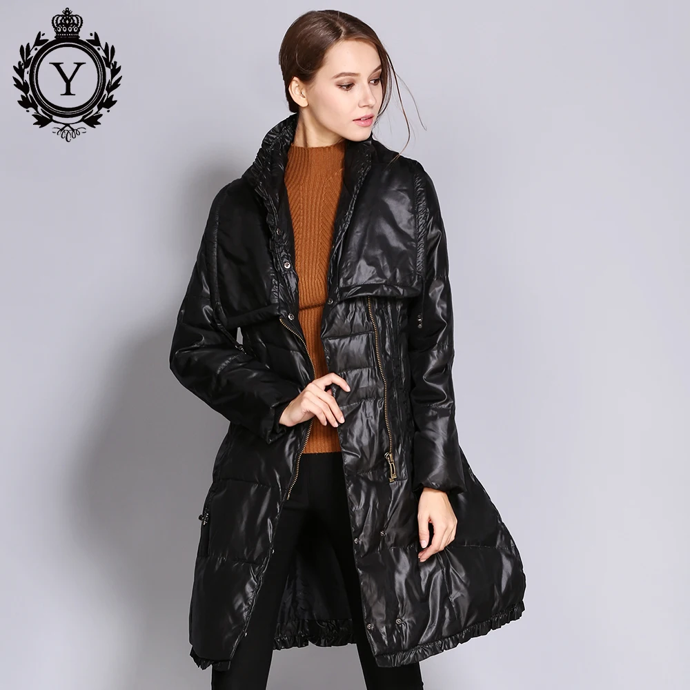 COUTUDI Women Down Jackets Winter Plus Size Long Duck Down jacket Warm Slim High Street Style Quality Down Coat Female Parka COUTUDI Women Down Jackets Winter Plus Size Long Duck Down jacket Warm Slim High Street Style Quality Down Coat Female Parka